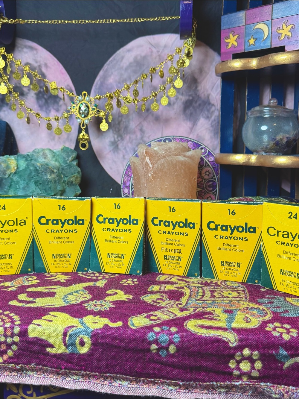 Vintage 80’s 1985 Crayola Crayons Bundle- Some New Some Used